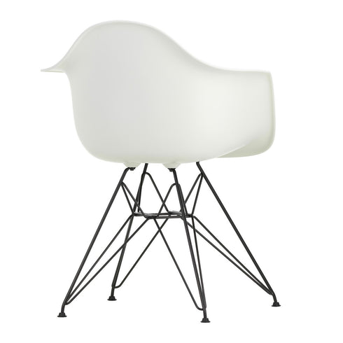 Cadeira de Braços em Plástico Eames DAR / Base Preta